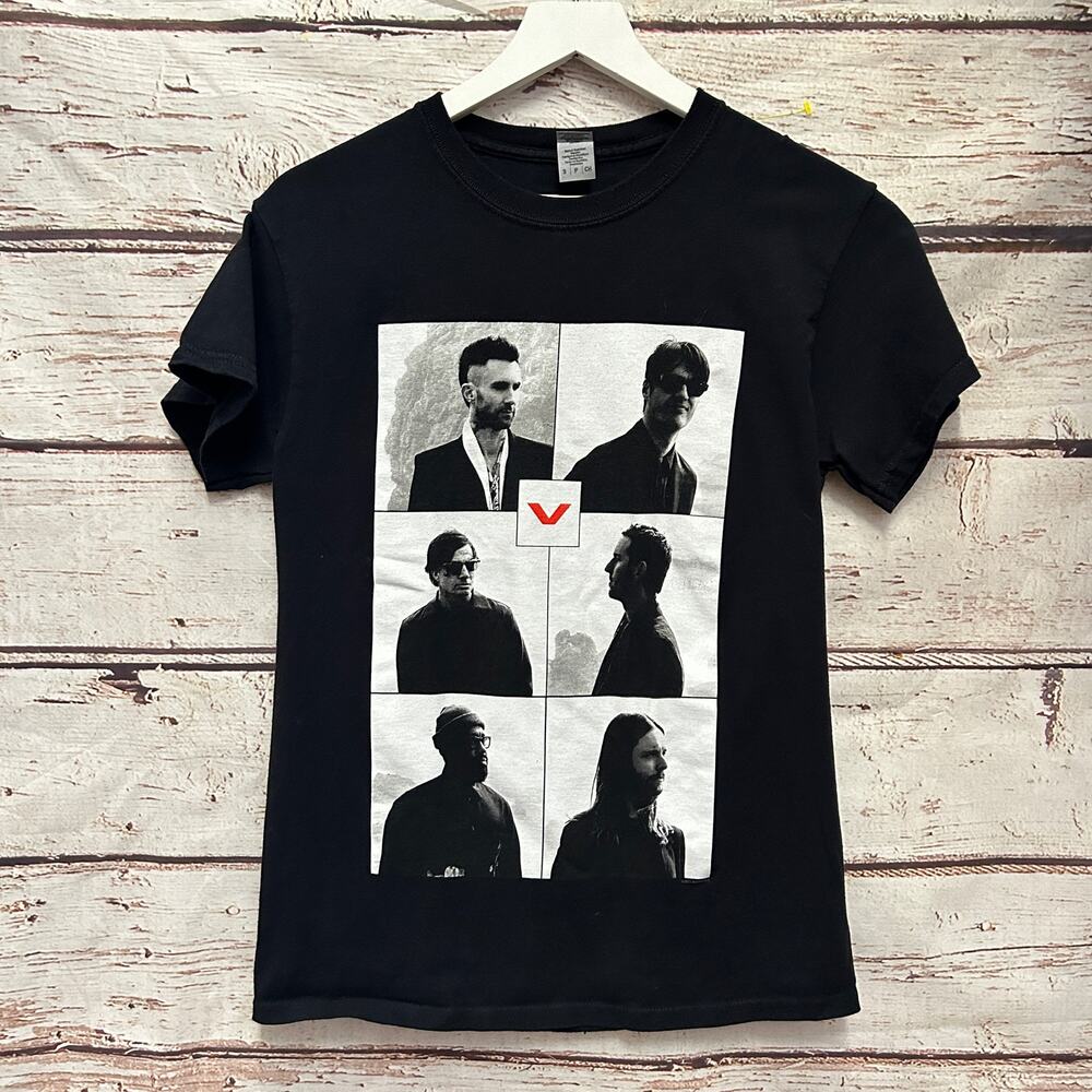 Maroon 5 Tour 2021 Black Graphic T-Shirt Size S - Picture 2 of 5